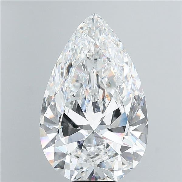 13.07ct E VVS2 Rare Carat Ideal Cut Pear Lab Grown Diamond