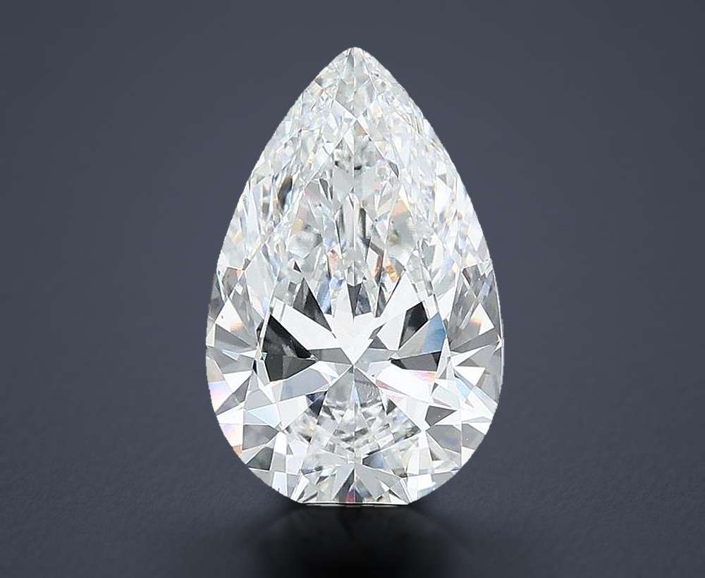 13.07 Carat Pear Lab Diamond