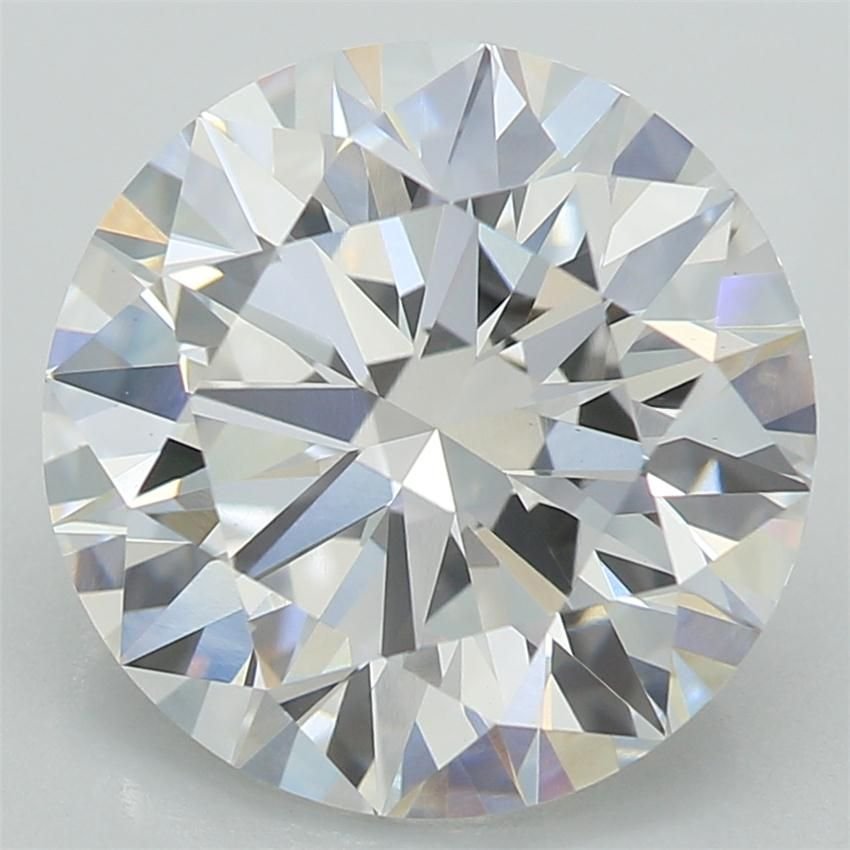 3.13ct D VS1 Rare Carat Ideal Cut Round Lab Grown Diamond