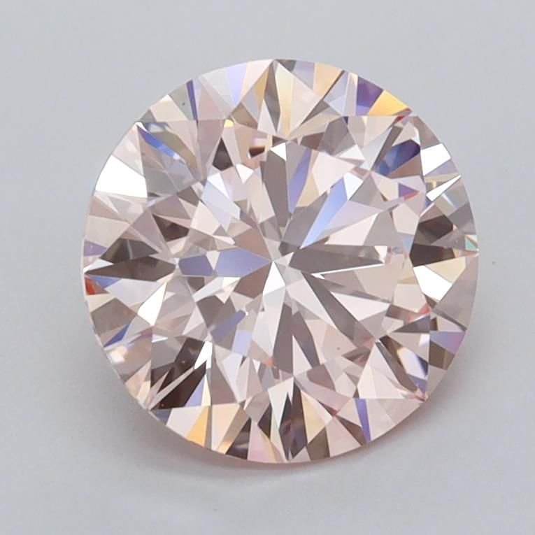 1.77 Ct. Fancy Pink Round Lab Diamond