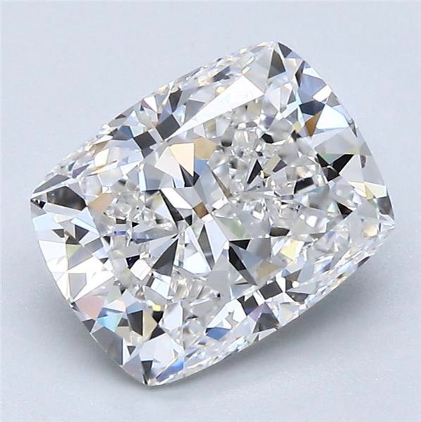 2.71ct F VVS2 Very Good Cut Cushion Diamond