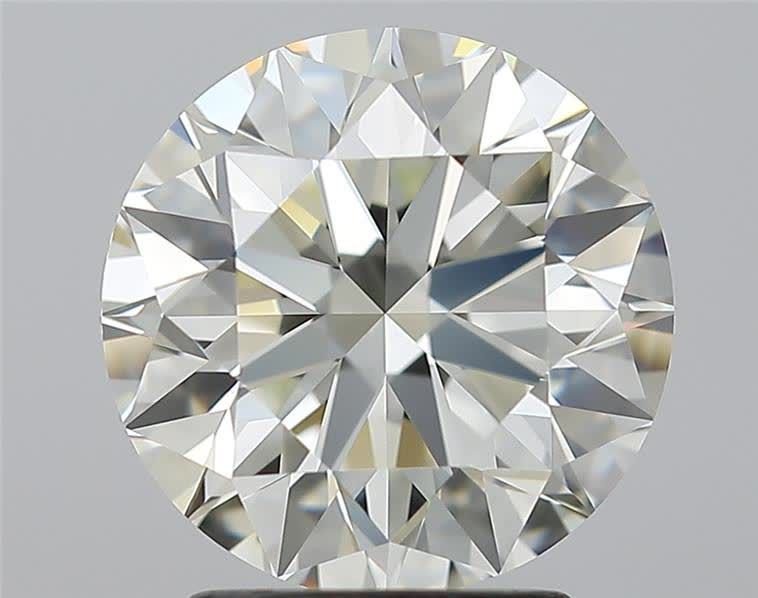 2.50ct J VVS2 Rare Carat Ideal Cut Round Diamond