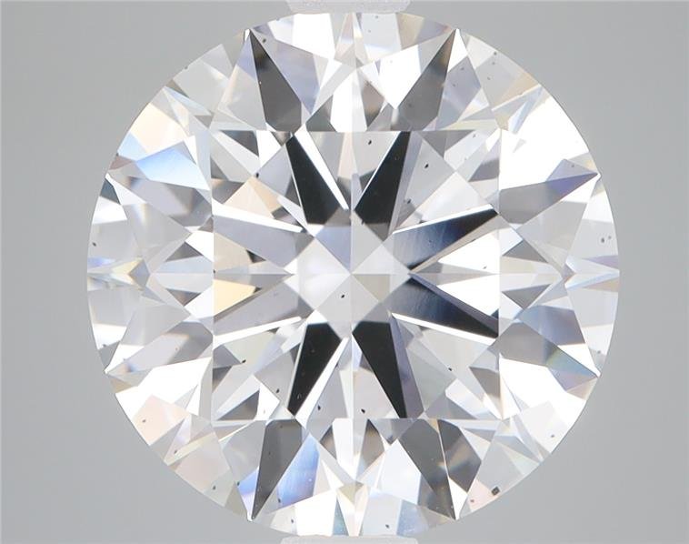 7.27ct F SI1 Rare Carat Ideal Cut Round Lab Grown Diamond