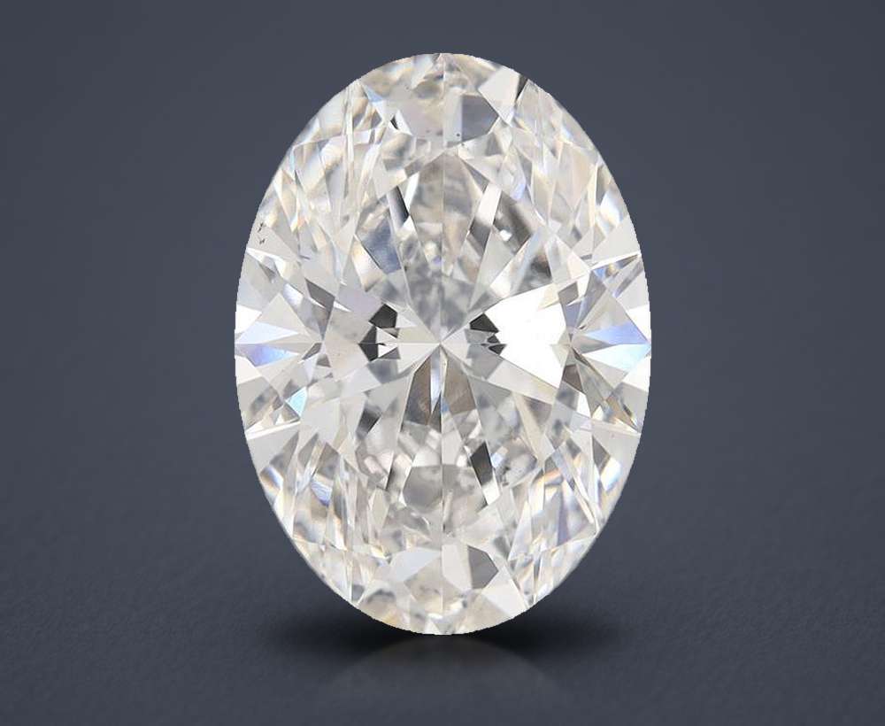 5.60 Carat Oval Lab Diamond