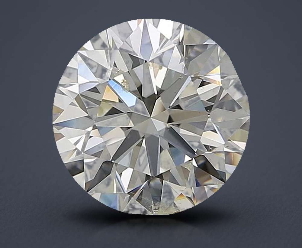 3.80 Carat Round Natural Diamond