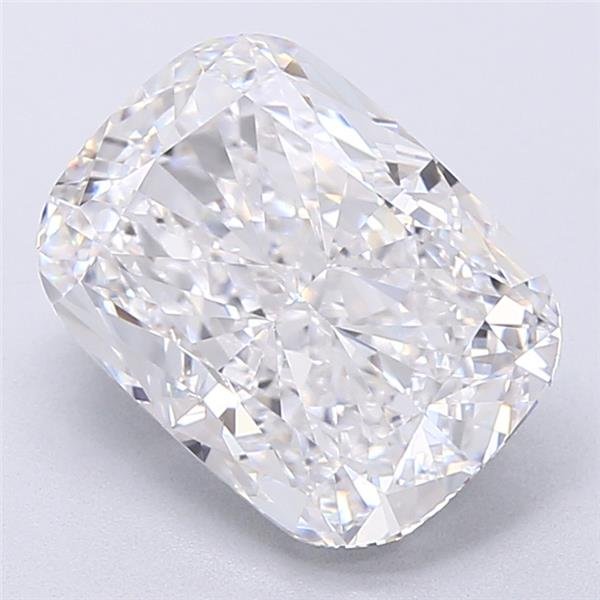 4.23ct D VVS2 Rare Carat Ideal Cut Cushion Lab Grown Diamond