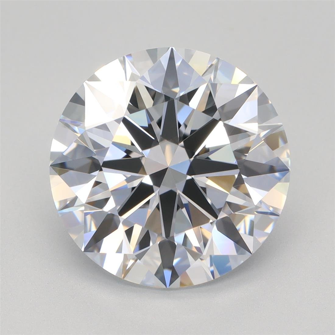 4.02ct F VVS2 Rare Carat Ideal Cut Round Lab Grown Diamond