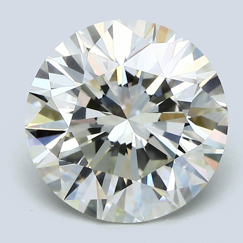 4.04ct K VS1 Very Good Cut Round Diamond