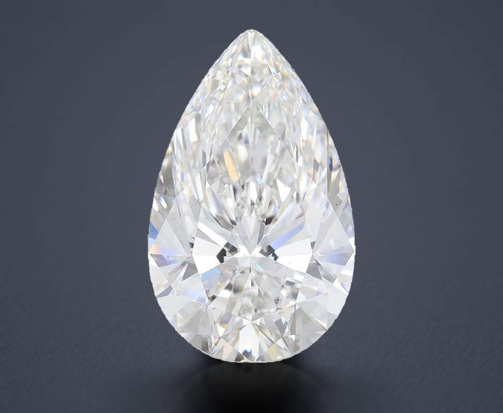 7.40 Carat Pear Lab Diamond