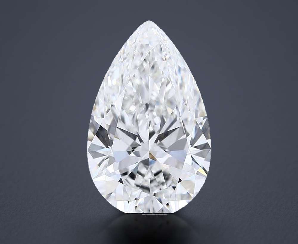 8.01 Carat Pear Lab Diamond