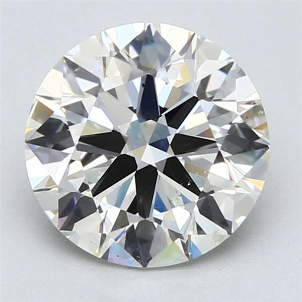 3.01ct J SI1 Rare Carat Ideal Cut Round Diamond