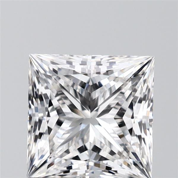 1.29ct F VS1 Rare Carat Ideal Cut Princess Lab Grown Diamond