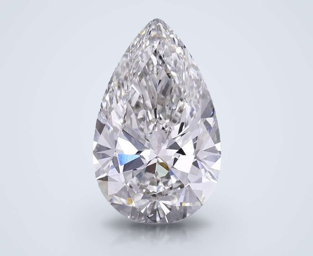 1.34 Carat Pear Lab Diamond