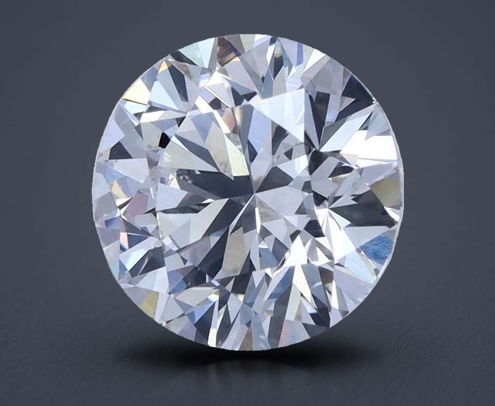 3.80 Carat Round Lab Diamond