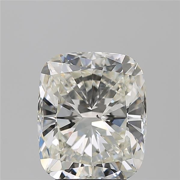 3.13ct J SI1 Rare Carat Ideal Cut Cushion Diamond