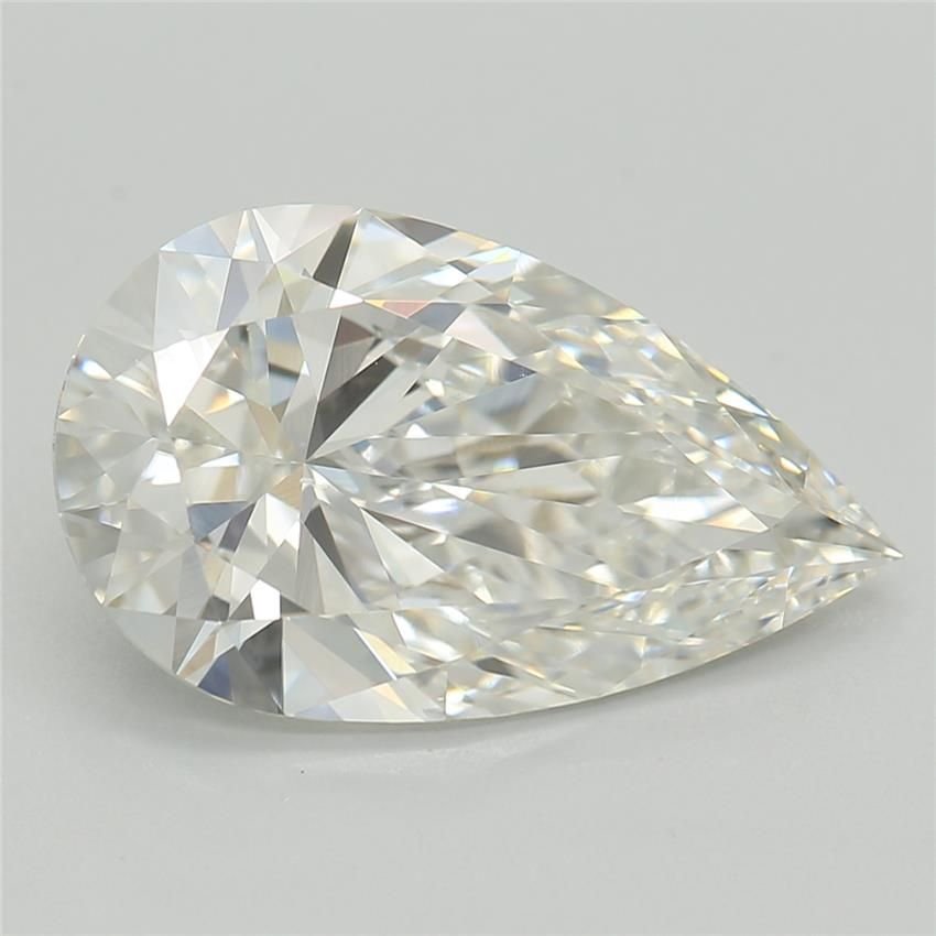 2.57ct F VVS2 Rare Carat Ideal Cut Pear Lab Grown Diamond