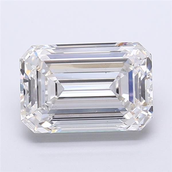 7.00ct F VS1 Rare Carat Ideal Cut Emerald Lab Grown Diamond