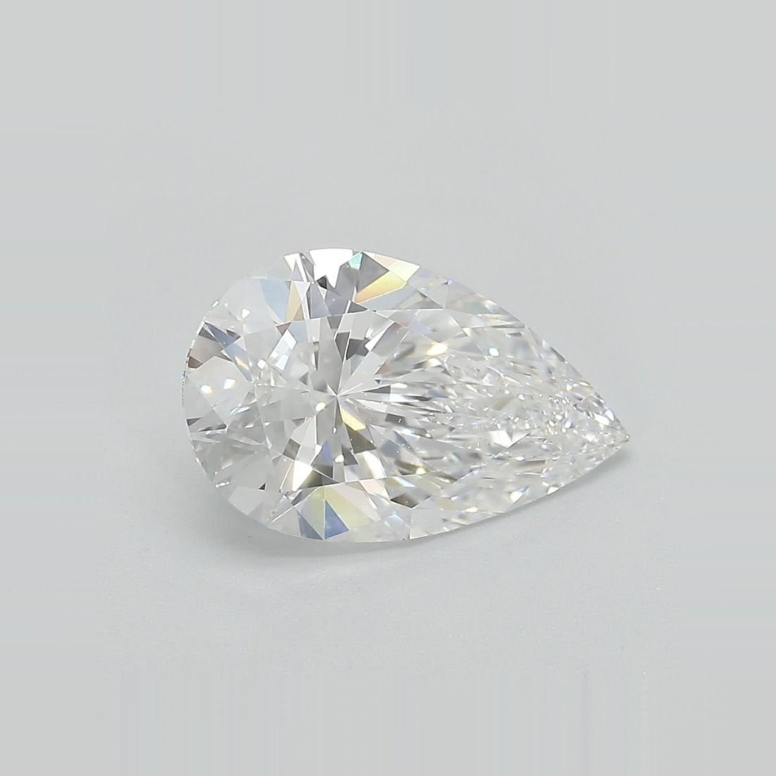 15.19ct F VVS2 Excellent Cut Pear Lab Grown Diamond