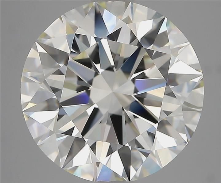6.01ct K VVS2 Rare Carat Ideal Cut Round Diamond