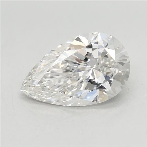 2.76ct F VVS2 Rare Carat Ideal Cut Pear Lab Grown Diamond