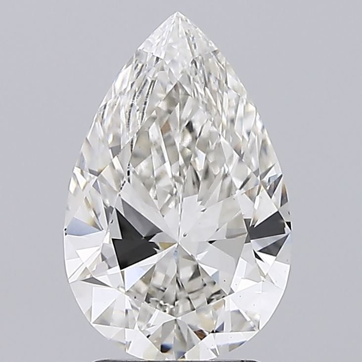 2.13ct H VS2 Rare Carat Ideal Cut Pear Lab Grown Diamond