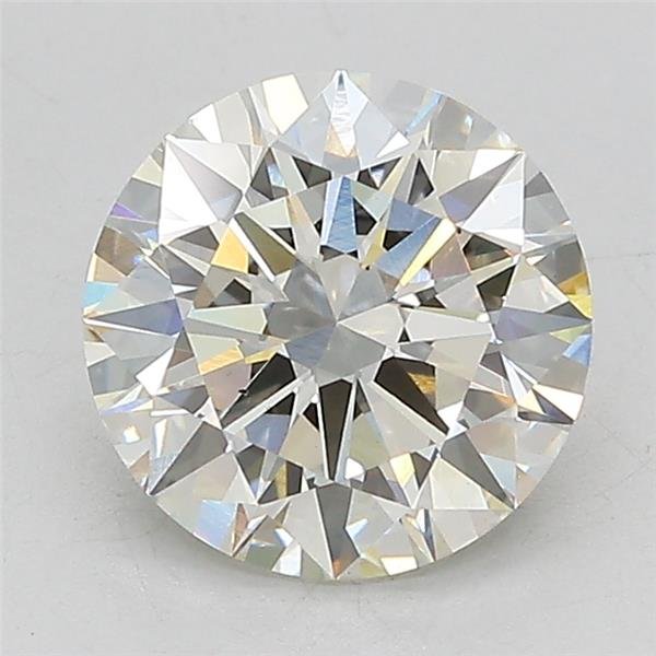 2.07ct I VS2 Excellent Cut Round Lab Grown Diamond
