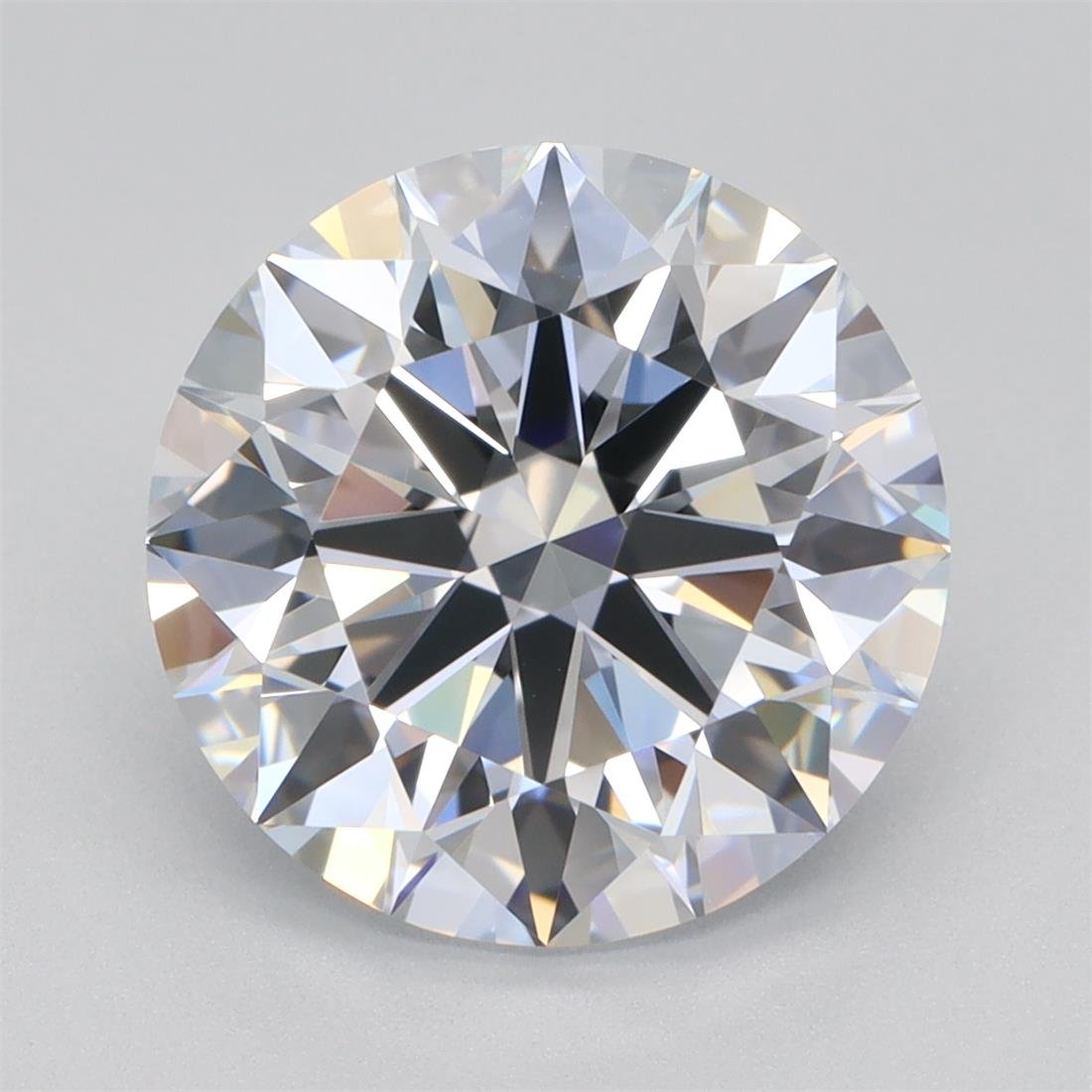 3.14ct E VVS1 Rare Carat Ideal Cut Round Lab Grown Diamond