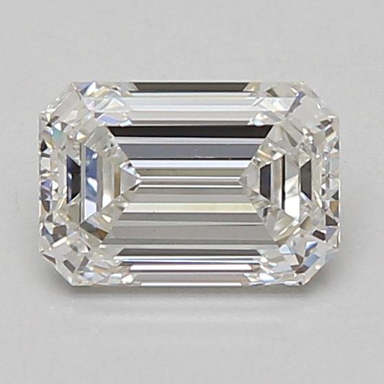 1.34ct F VVS2 Excellent Cut Emerald Lab Grown Diamond