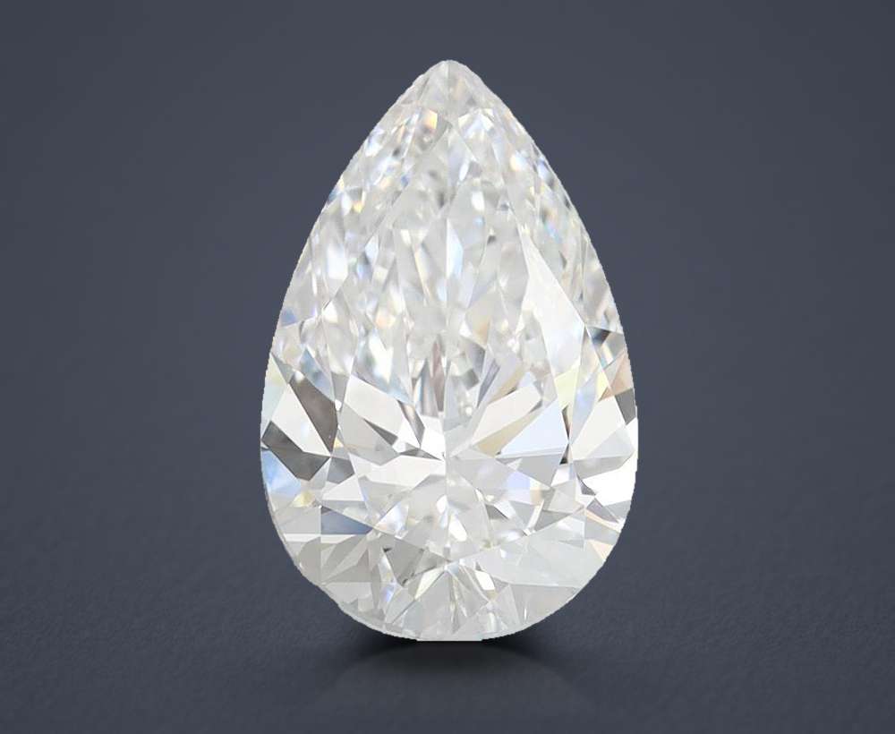 2.00 Carat Pear Lab Diamond