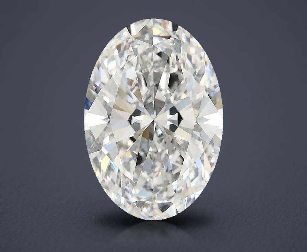2.82 Carat Oval Lab Diamond