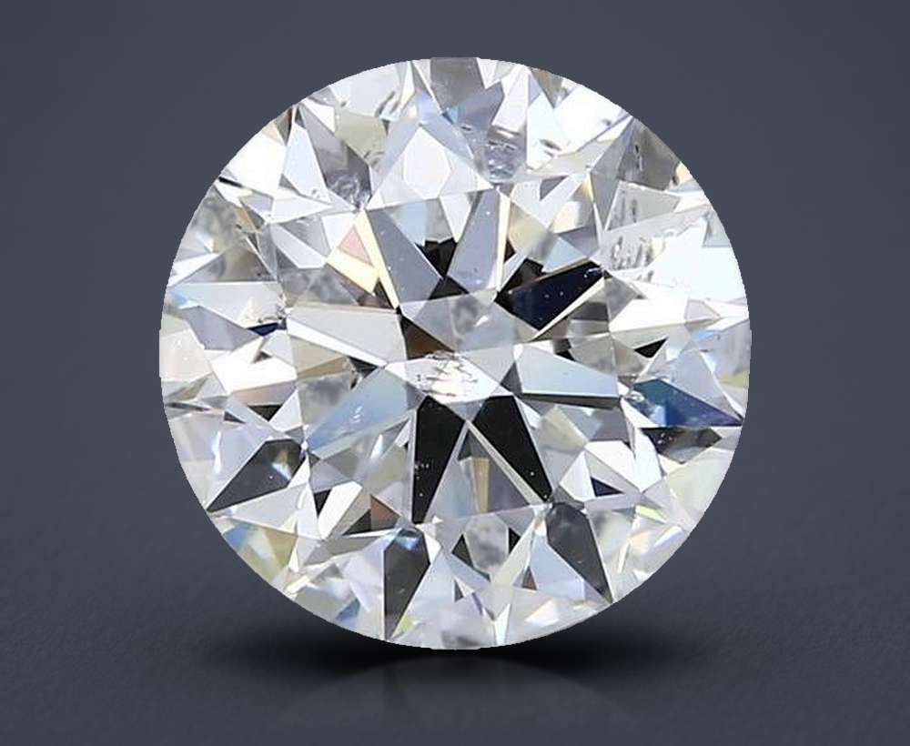 3.80 Carat Round Natural Diamond