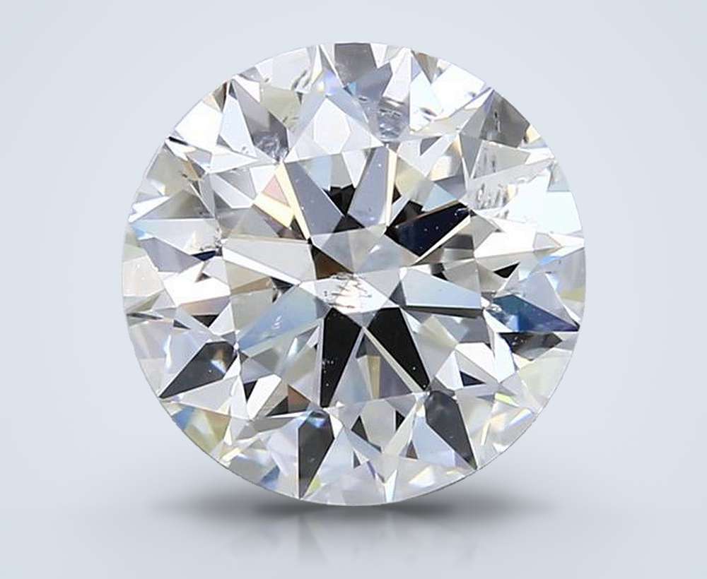 3.80 Carat Round Natural Diamond