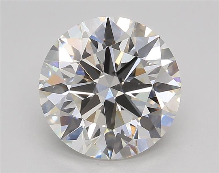 3.02ct G VVS2 Rare Carat Ideal Cut Round Lab Grown Diamond