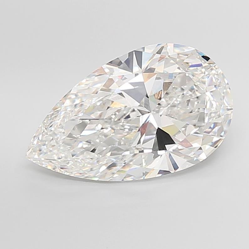 10.03ct E VVS2 Rare Carat Ideal Cut Pear Lab Grown Diamond