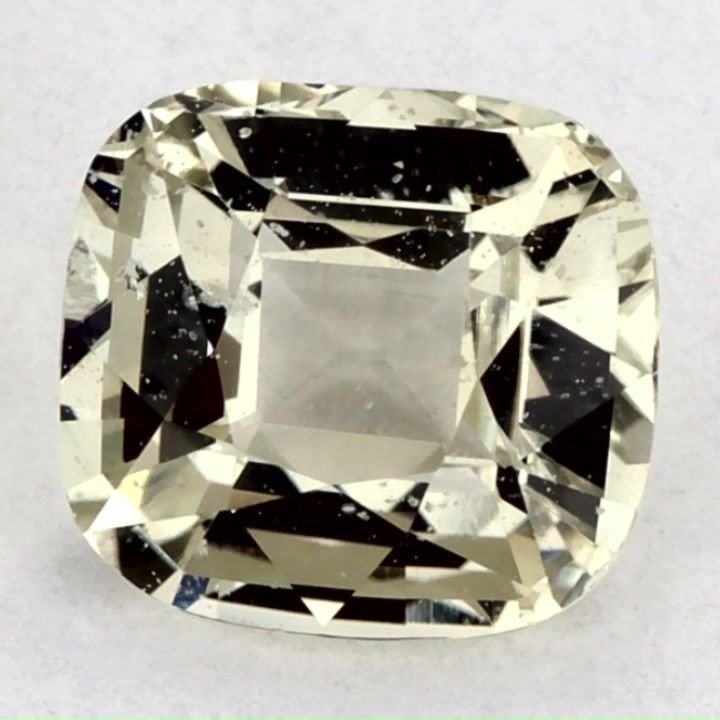 1.49 Carat Green Cushion Sapphire