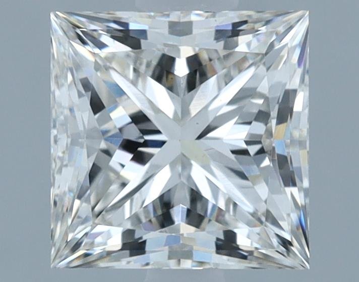 1.38ct H VS1 Rare Carat Ideal Cut Princess Lab Grown Diamond