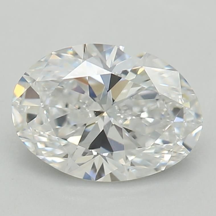 0.78ct D VVS2 Rare Carat Ideal Cut Oval Lab Grown Diamond