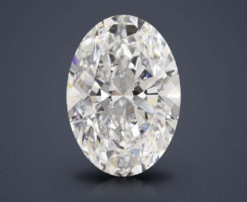 6.09 Carat Oval Lab Diamond