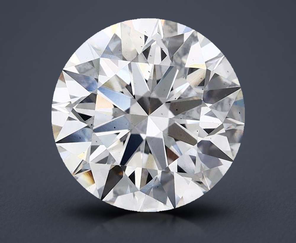4.08 Carat Round Lab Diamond