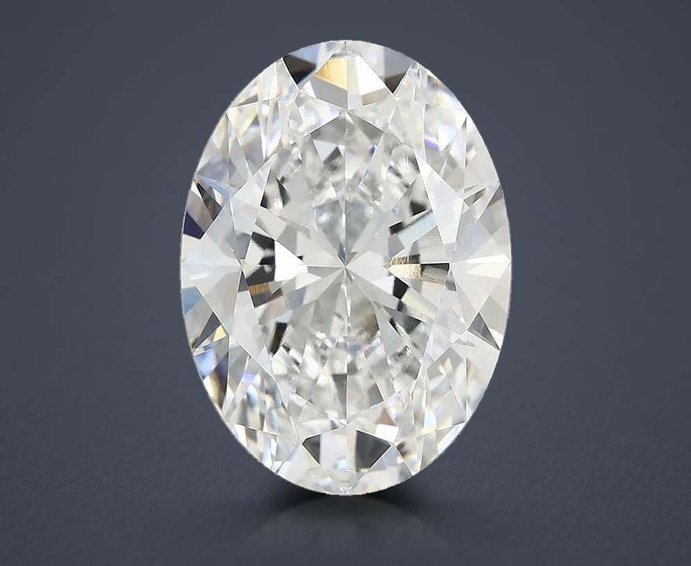 7.68 Carat Oval Lab Diamond