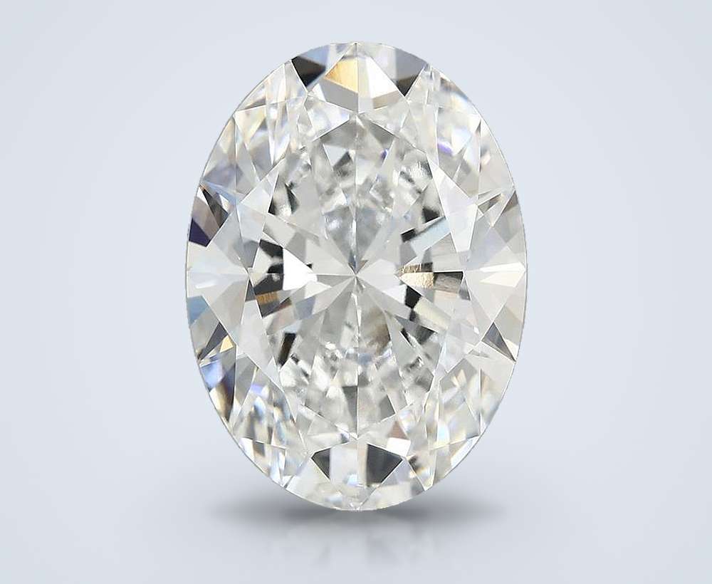 7.68 Carat Oval Lab Diamond