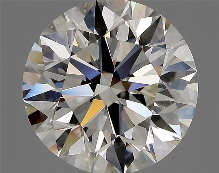 3.20ct J VS2 Excellent Cut Round Diamond