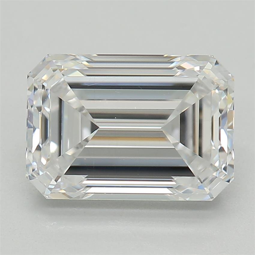 1.53ct D VS2 Excellent Cut Emerald Lab Grown Diamond