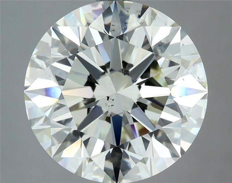4.02ct K VS2 Rare Carat Ideal Cut Round Diamond