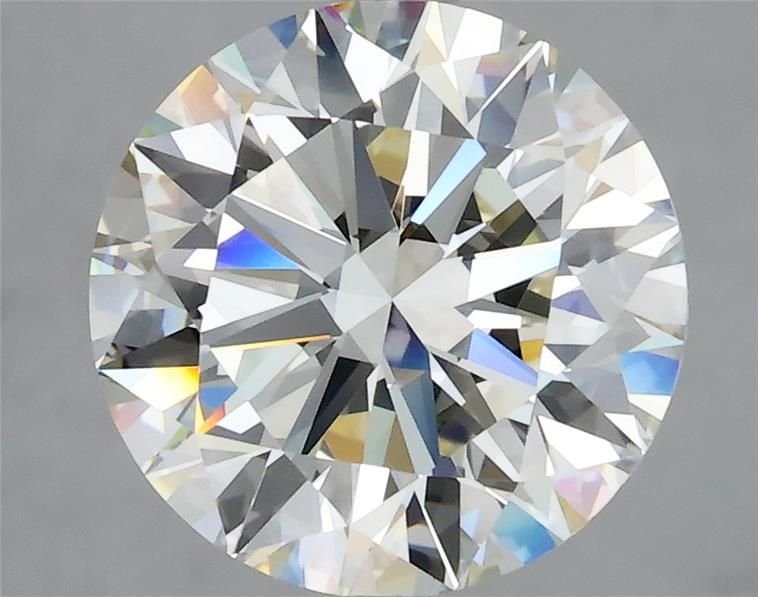 3.08ct K VVS1 Rare Carat Ideal Cut Round Diamond