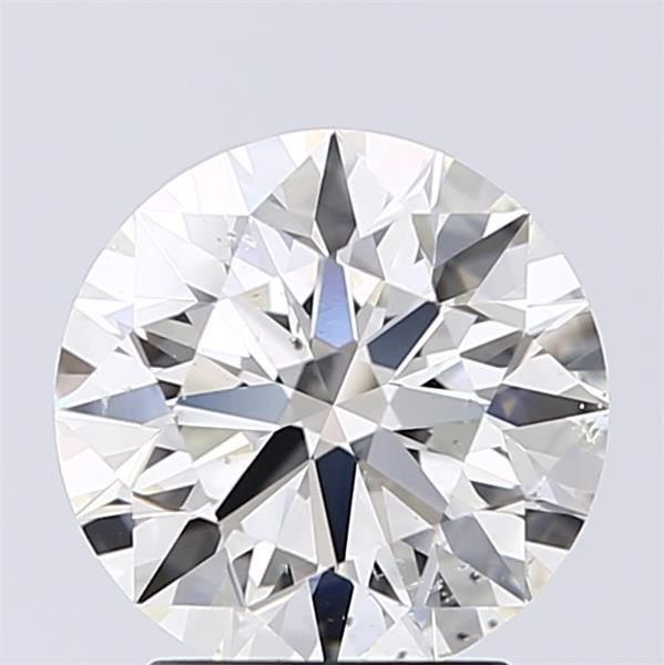 2.09ct I SI2 Rare Carat Ideal Cut Round Diamond