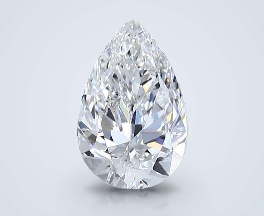 1.30 Carat Pear Natural Diamond