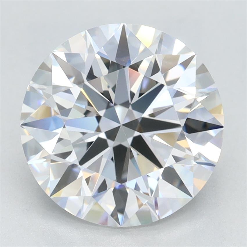 2.45ct D VVS1 Rare Carat Ideal Cut Round Lab Grown Diamond