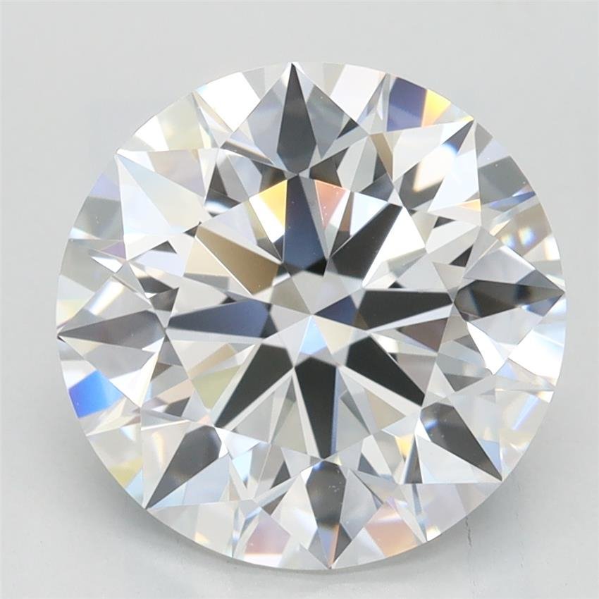 3.18ct D FL Rare Carat Ideal Cut Round Lab Grown Diamond