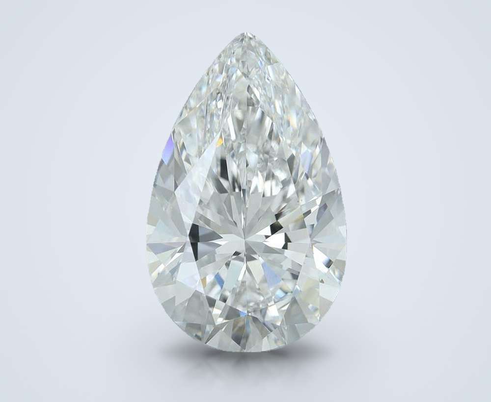 8.02 Carat Pear Lab Diamond